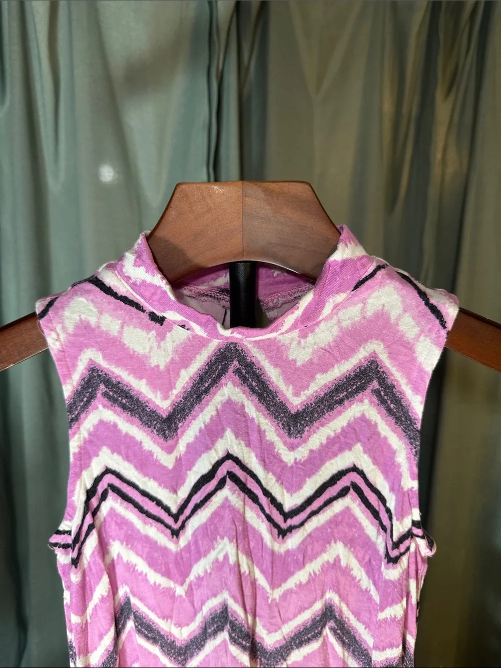 🎉Justice Pink Chevron Mock-Neck Dress B214